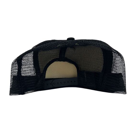 Mountain Oil Custom Lubricants Walla Walla Wa Hat Vtg Black Snapback Trucker Cap - Picture 2 of 9